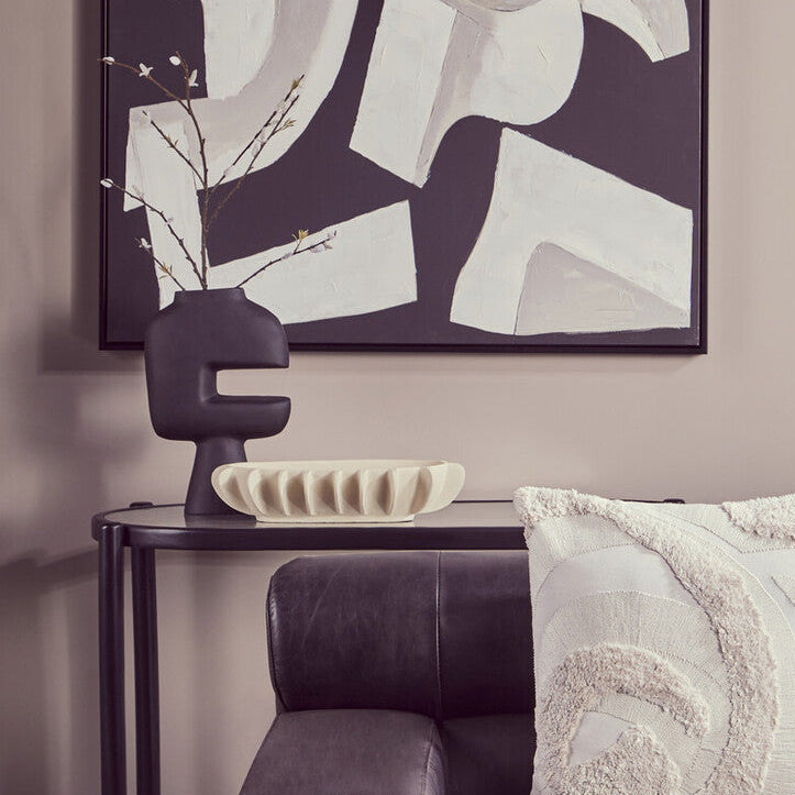 Abstract Large Black Vase | Hapax