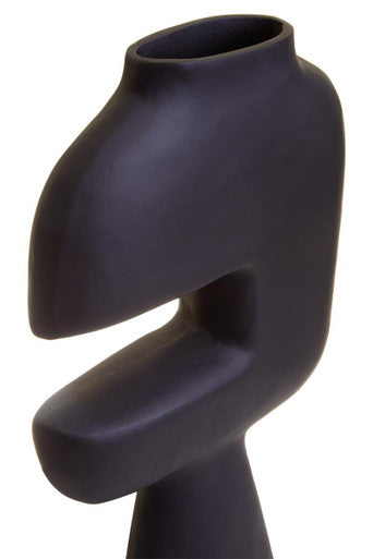 Abstract Large Black Vase | Hapax