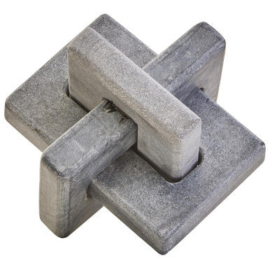 Grey Marble Knot Sculpture | Nason