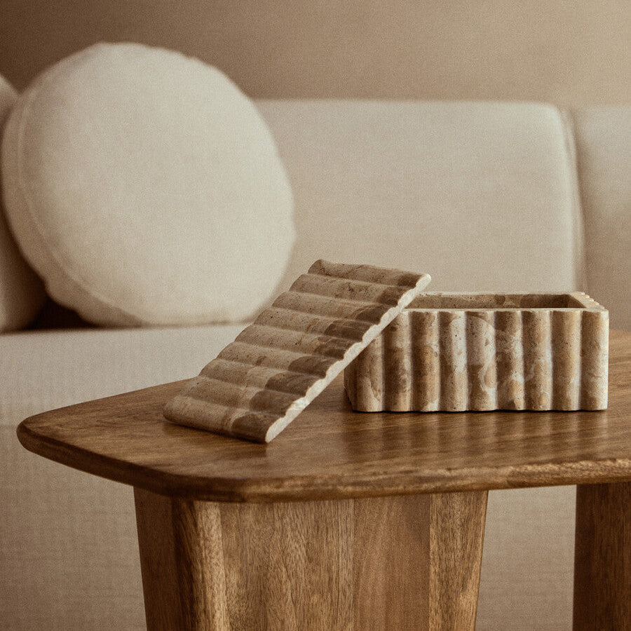 Rectangular Chocolate Marble Box | Santino