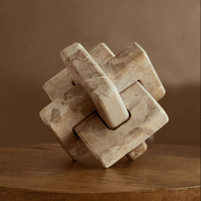 Chocolate Marble Knot Sculpture | Santino