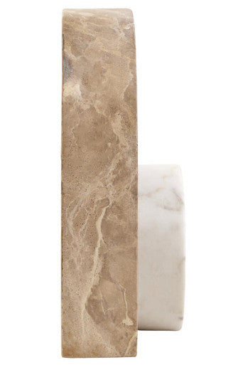 Chocolate and White Marble Sculpture | Santino