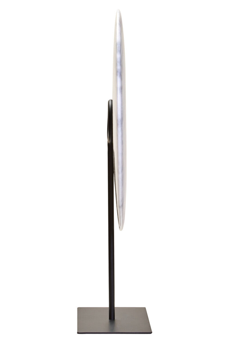 Extra Large Round Dia 35cm White Marble Disc Sculpture | Zoro
