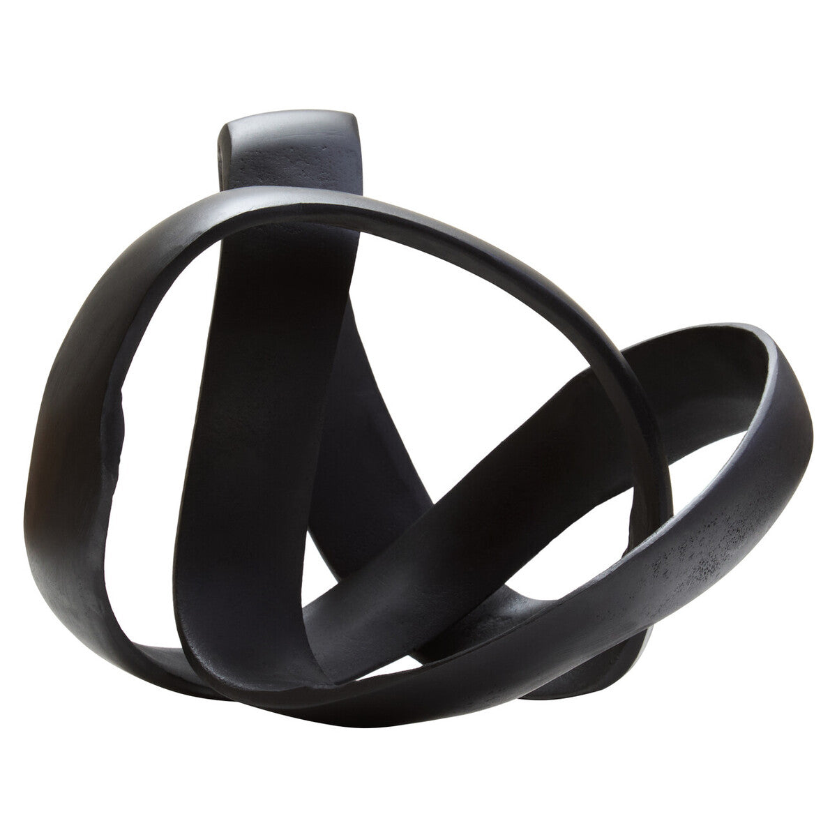 Matt Black Nickel Finish Knot Sculpture | Prato