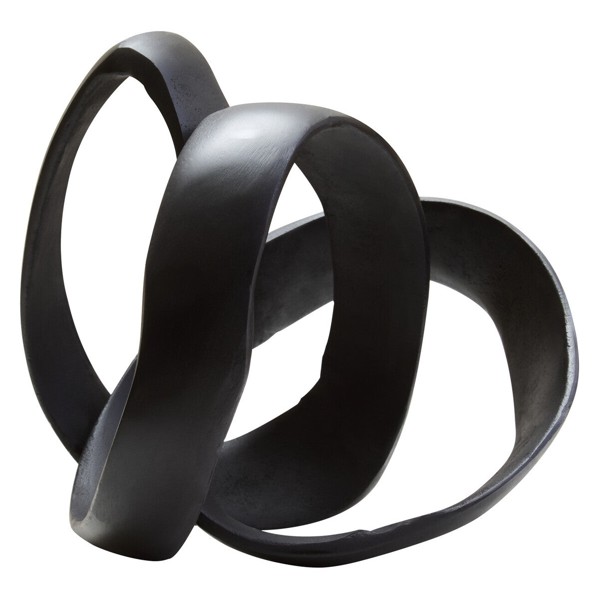 Matt Black Nickel Finish Knot Sculpture | Prato