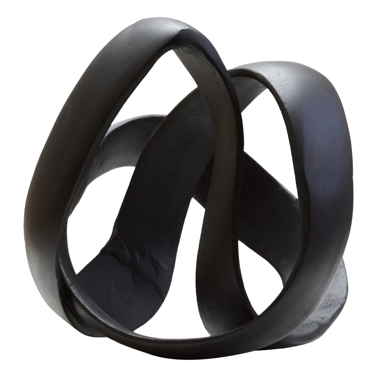 Matt Black Nickel Finish Knot Sculpture | Prato