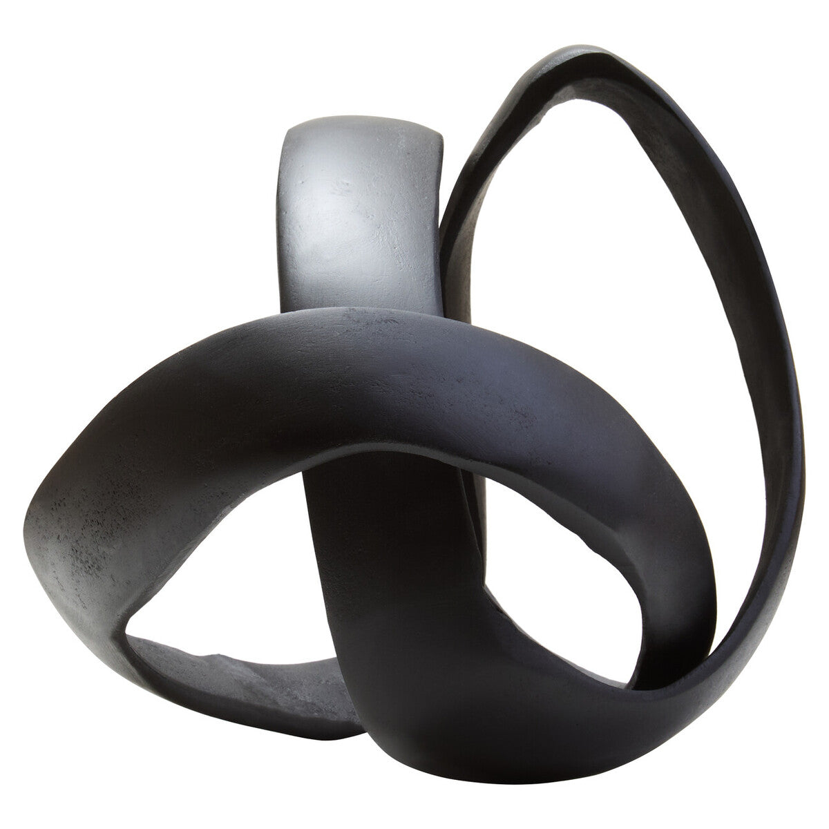Matt Black Nickel Finish Knot Sculpture | Prato
