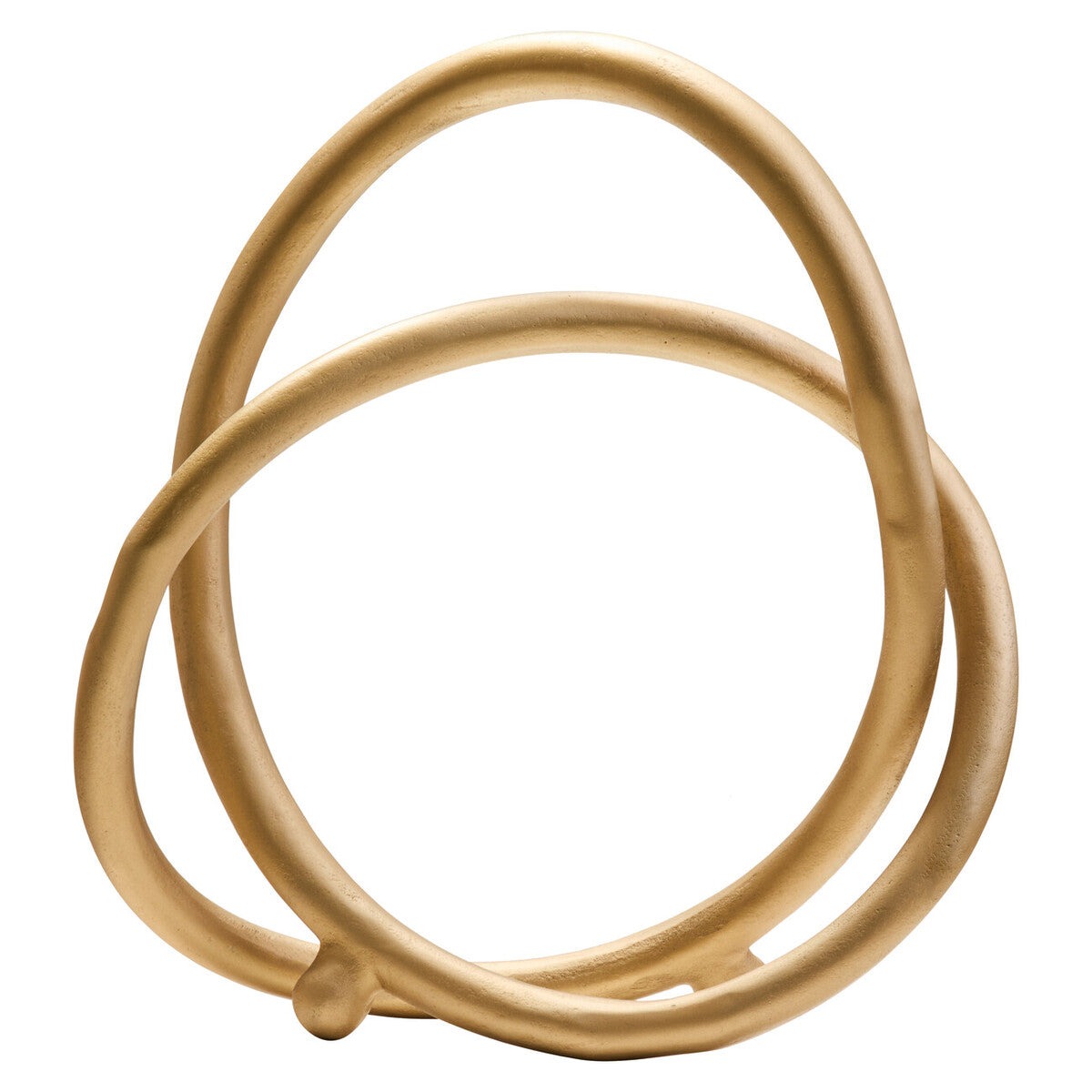 Matt Gold Finish Twist Sculpture | Prato