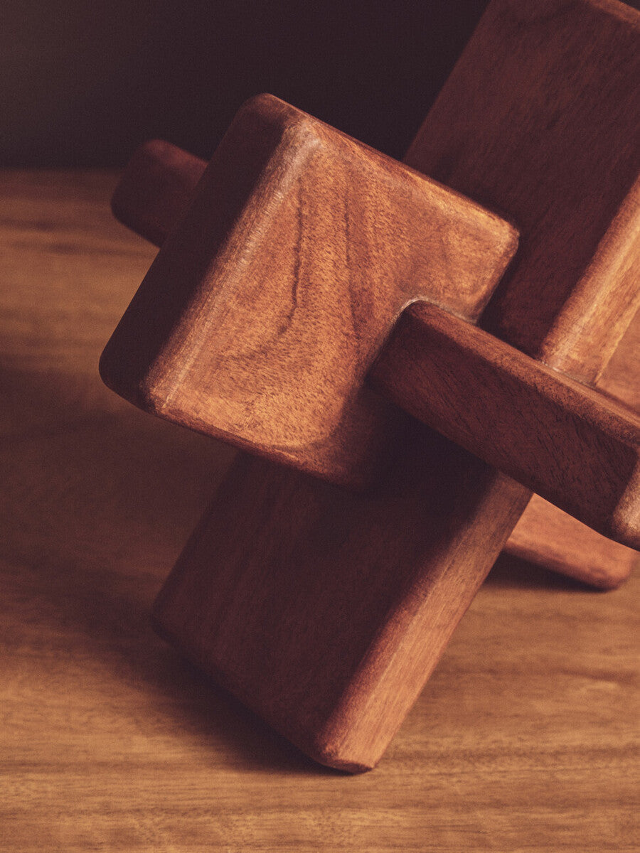 Brown Wood Sculpture | Cato