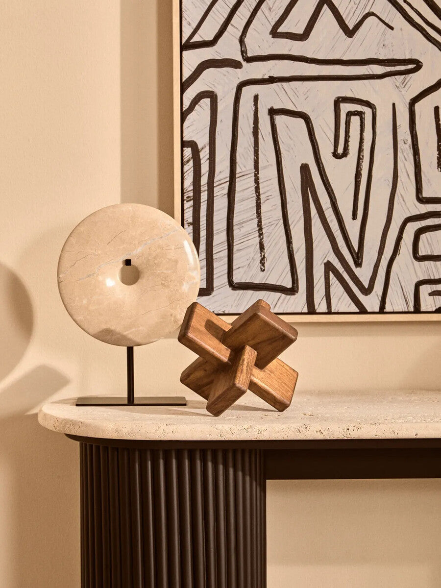 Brown Wood Sculpture | Cato