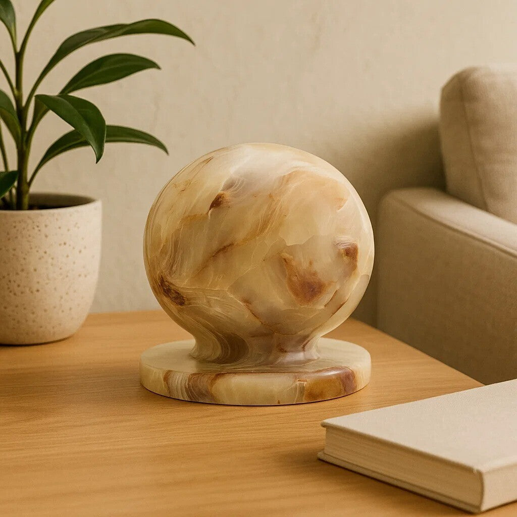 Onyx Ball Sculpture | Oleena