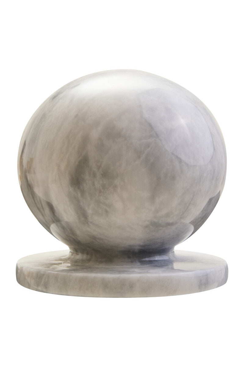 White Marble Ball Sculpture | Zoro