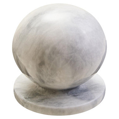 White Marble Ball Sculpture | Zoro