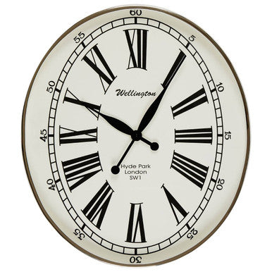 White and Black Wall Clock | Hampstead