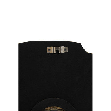 Black and Gold Agate Effect Wall Clock | Celina