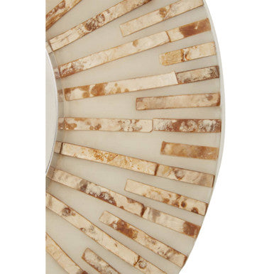 50cm Dia Natural Shell Wall Clock | Palu