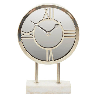 White Marble Base Clock | Mateo
