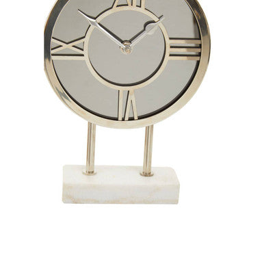 White Marble Base Clock | Mateo