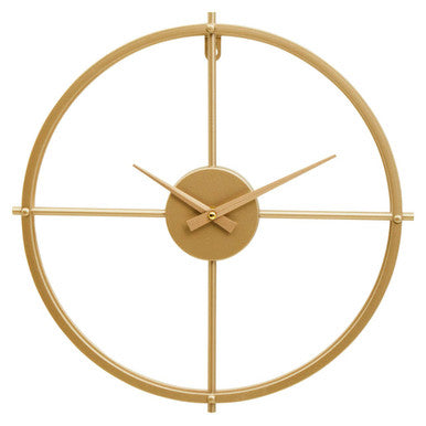40cm Dia Small Gold Finish Wall Clock | Kent