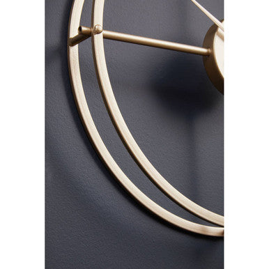 40cm Dia Small Gold Finish Wall Clock | Kent