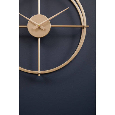 40cm Dia Small Gold Finish Wall Clock | Kent