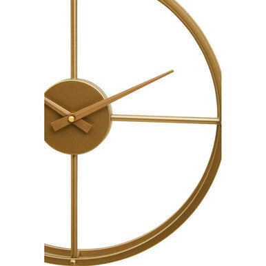 40cm Dia Small Gold Finish Wall Clock | Kent