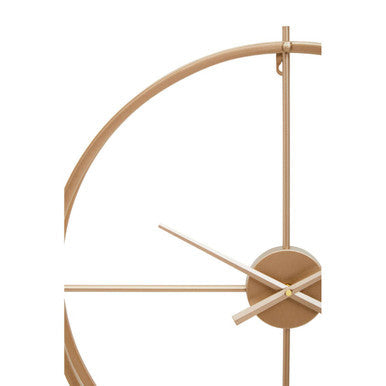 60cm Dia Large Gold Finish Wall Clock | Kent