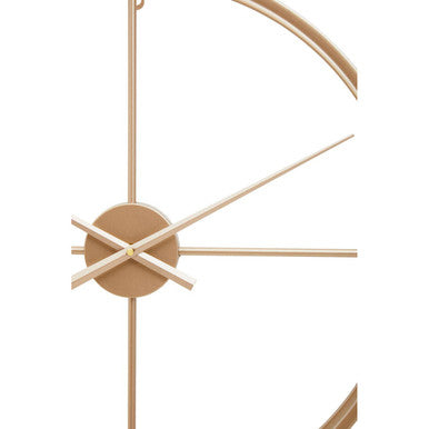 60cm Dia Large Gold Finish Wall Clock | Kent