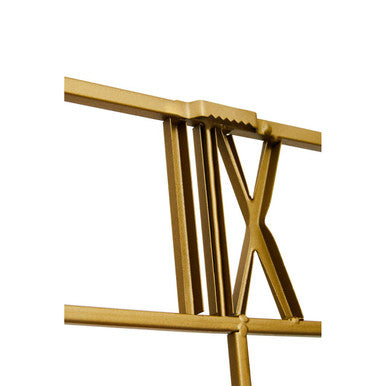 Small Gold Finish Square Wall Clock | Kent