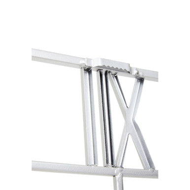 Large Silver Finish Square Wall Clock | Kent