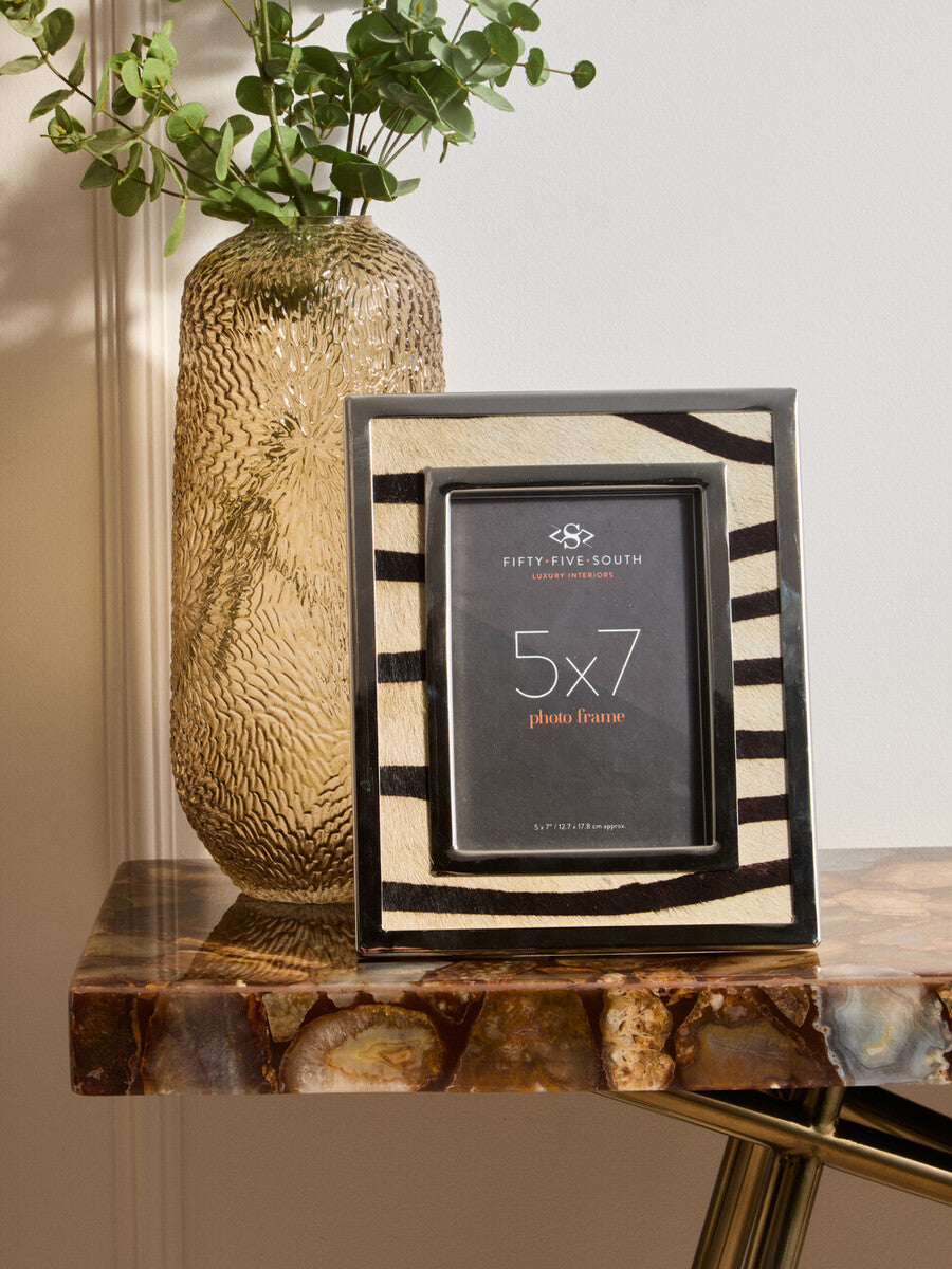 5in x 7in Zebra Design Photo Frame | Kensington Townhouse