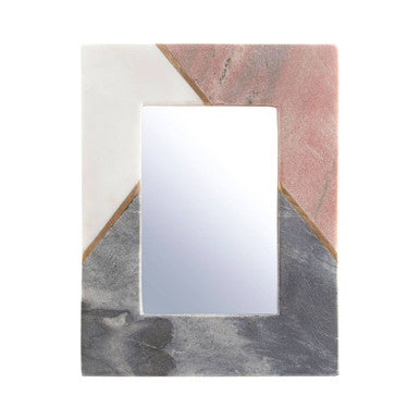 Small Tri Colour Marble 4In X 6In Photo Frame | Kira