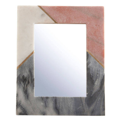 Large Tri Colour Marble 5In X 7In Photo Frame | Kira