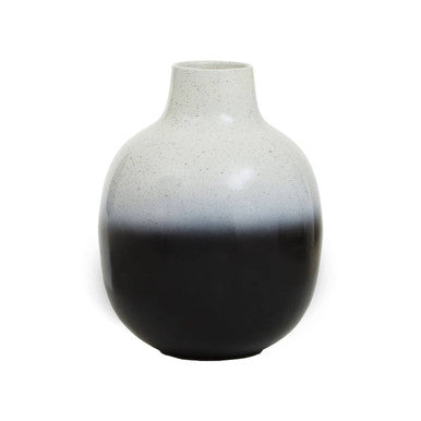 Small Black and White Ombre Vase | Ramus
