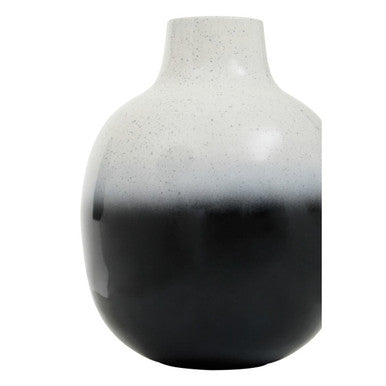 Small Black and White Ombre Vase | Ramus