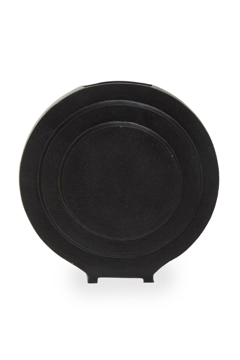 Round Matt Black Finish Vase | Hapax