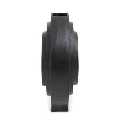 Round Matt Black Finish Vase | Hapax