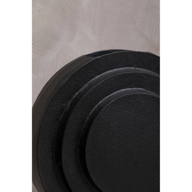 Round Matt Black Finish Vase | Hapax