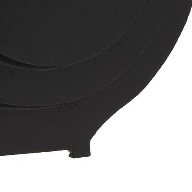 Round Matt Black Finish Vase | Hapax