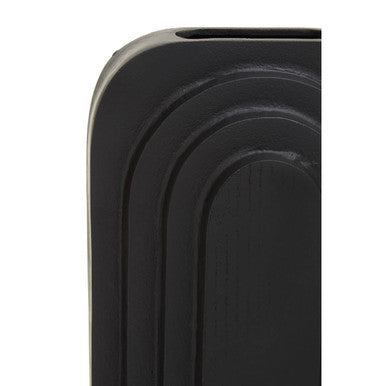 Tall Matt Black Finish Vase | Hapax
