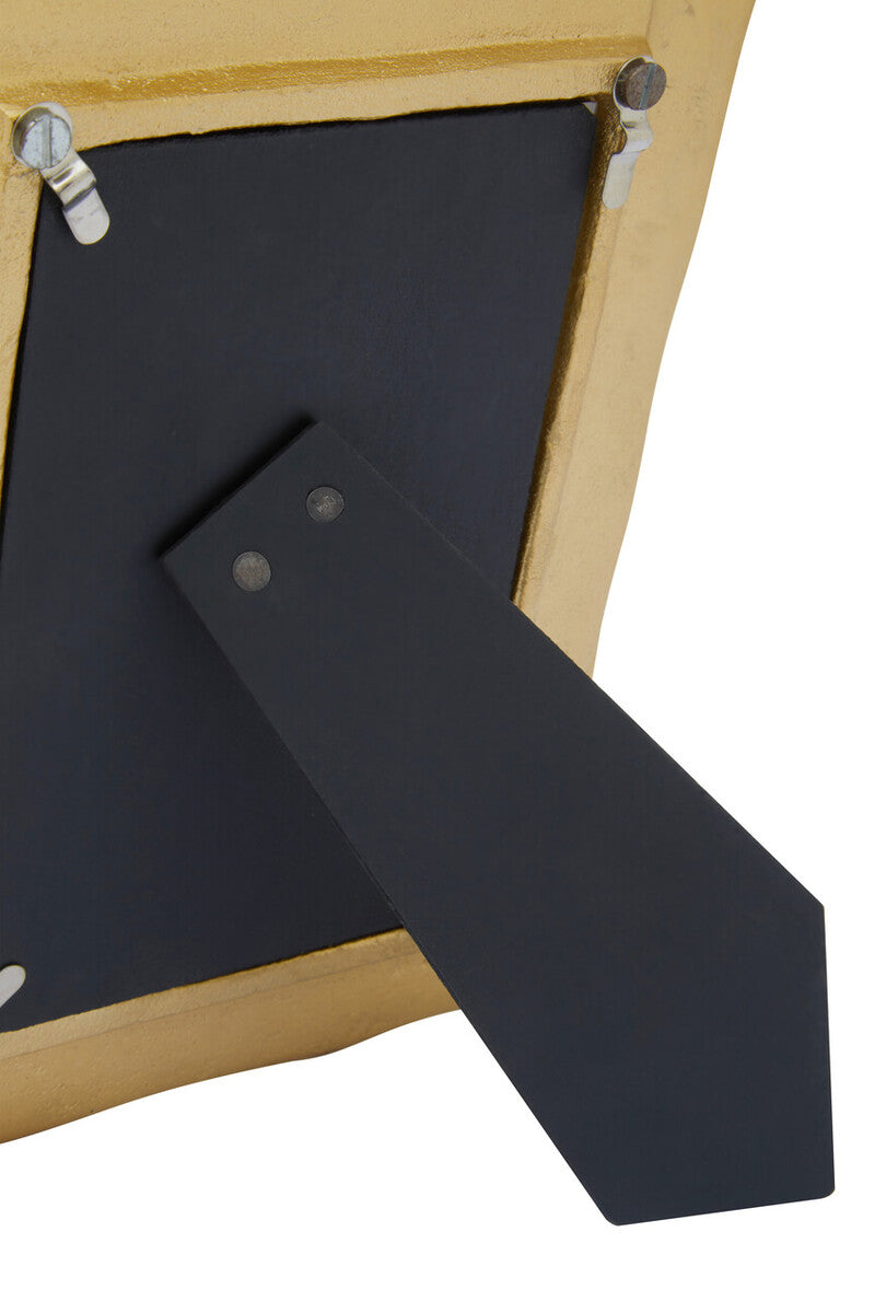 Gold Finish Bamboo Effect Photo Frame 4x6in | Hiba