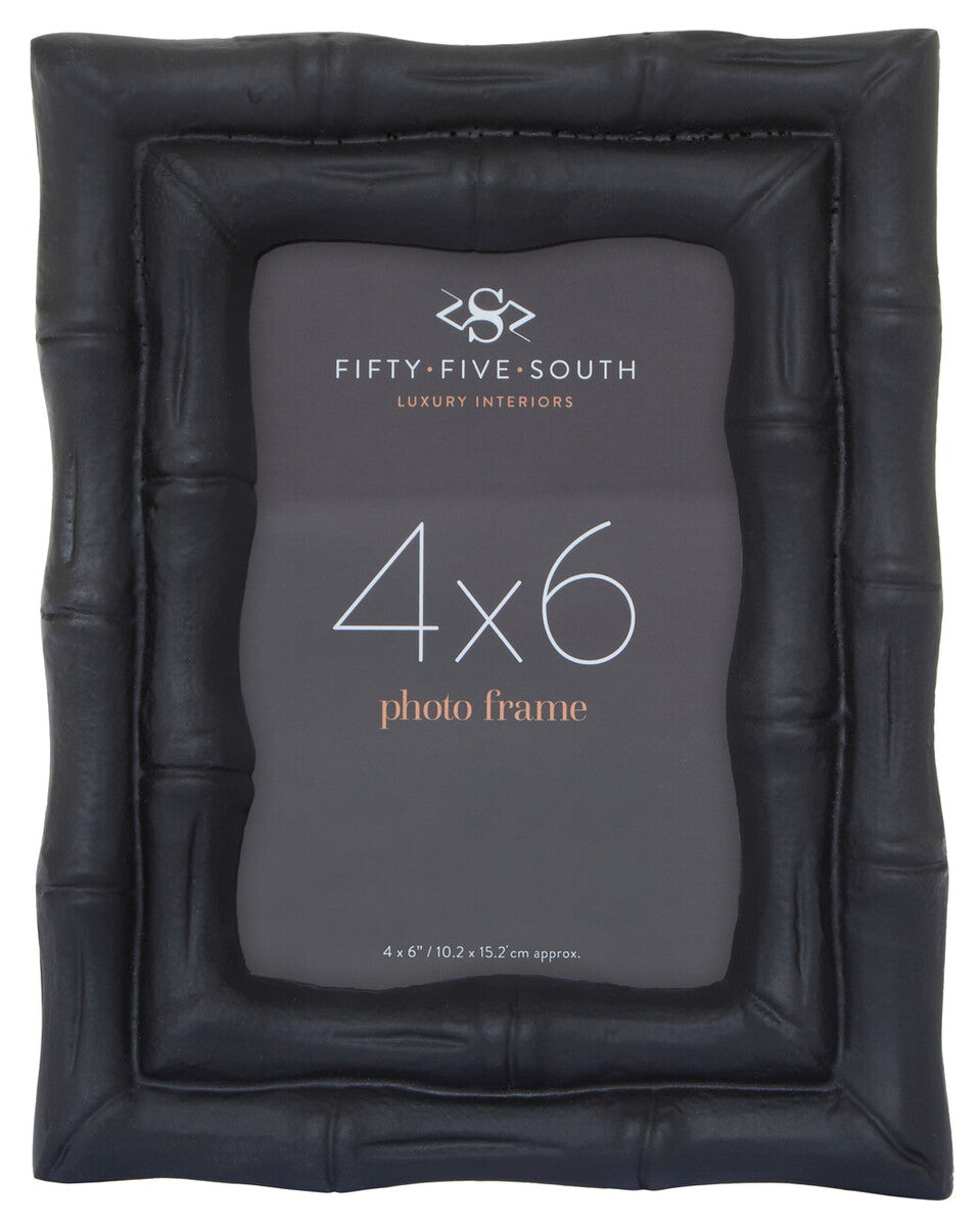 4 X 6 Black Finish Bamboo Effect Photo Frame | Hiba