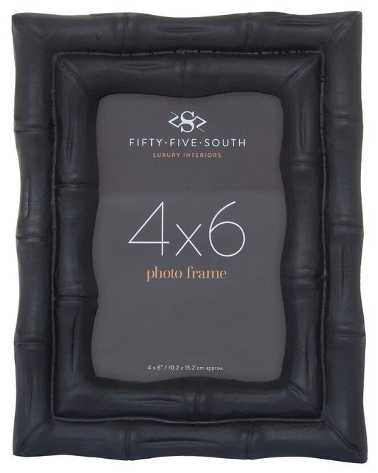 4 X 6 Black Finish Bamboo Effect Photo Frame | Hiba