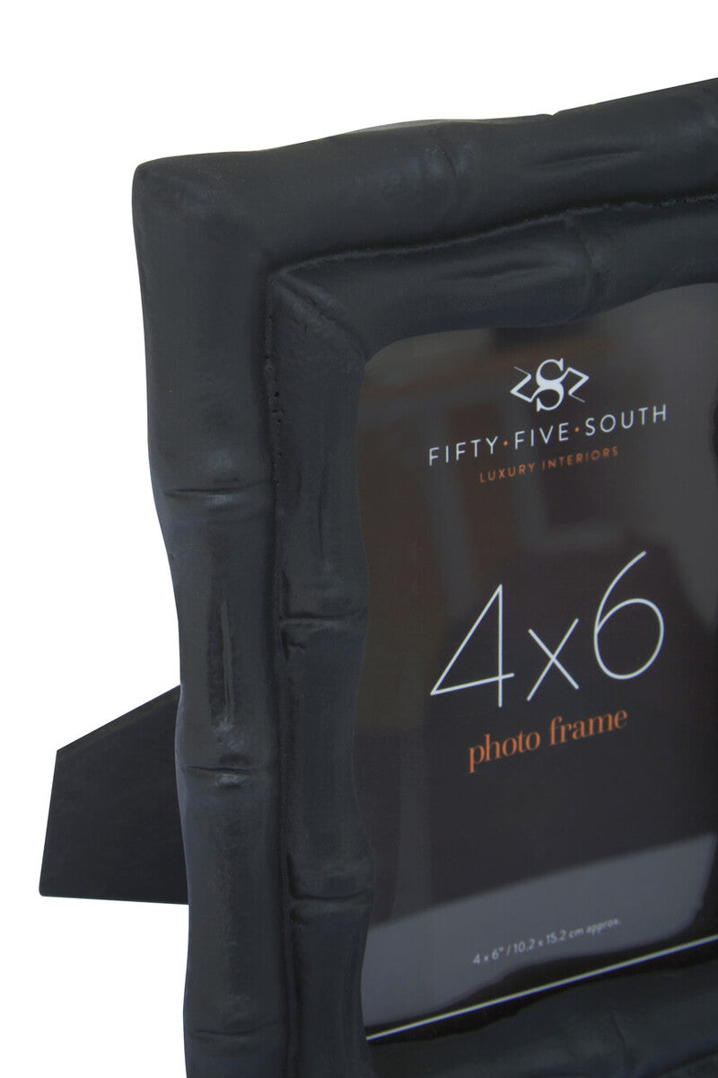4 X 6 Black Finish Bamboo Effect Photo Frame | Hiba