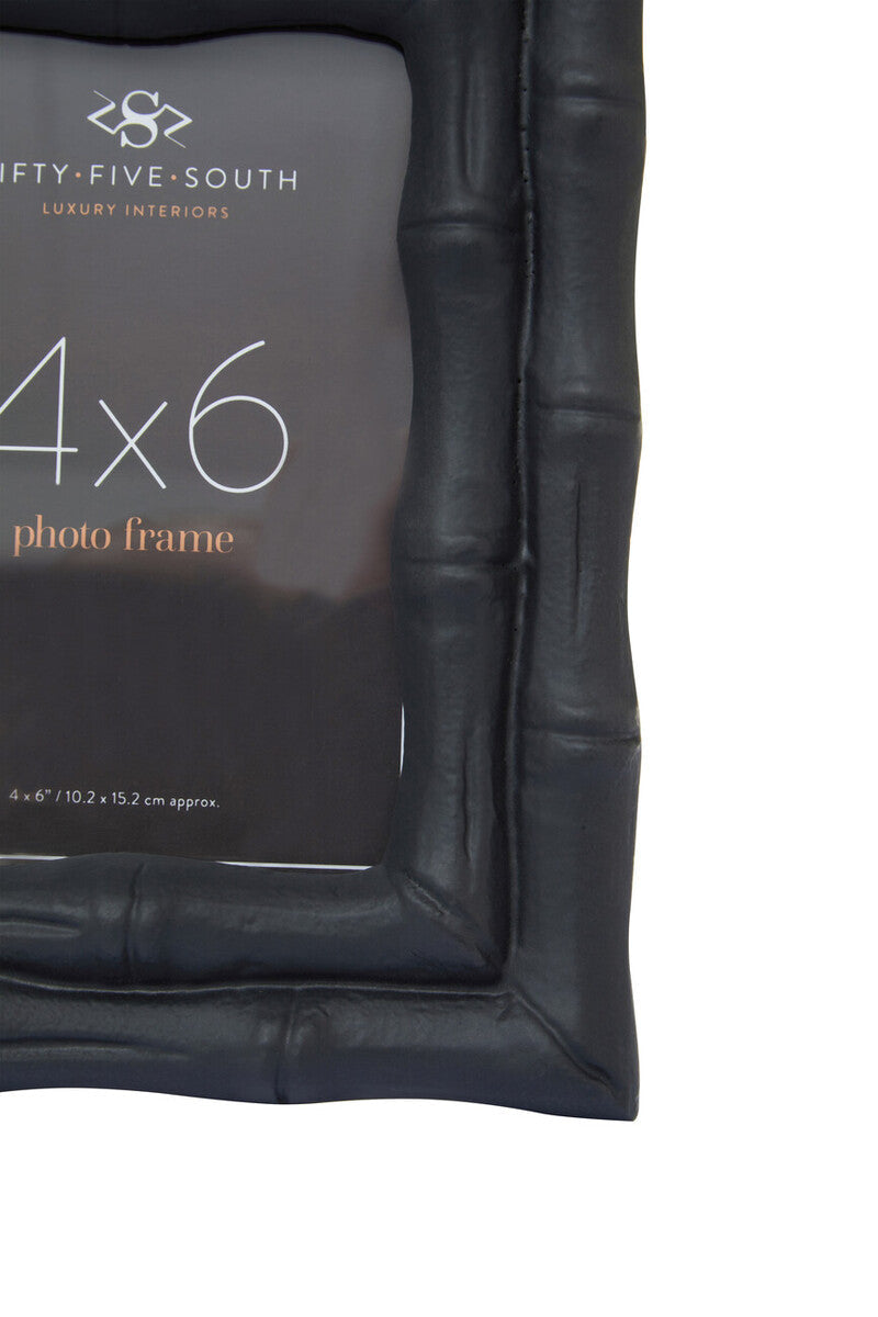 4 X 6 Black Finish Bamboo Effect Photo Frame | Hiba