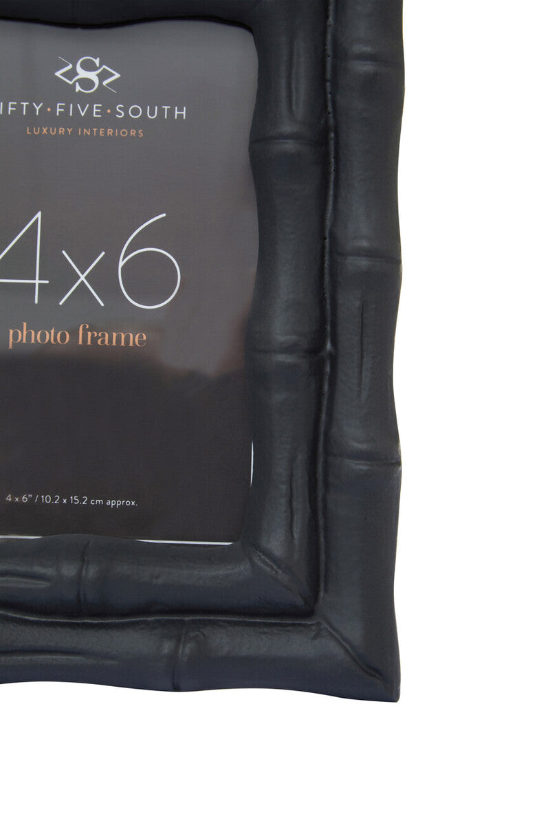 4 X 6 Black Finish Bamboo Effect Photo Frame | Hiba