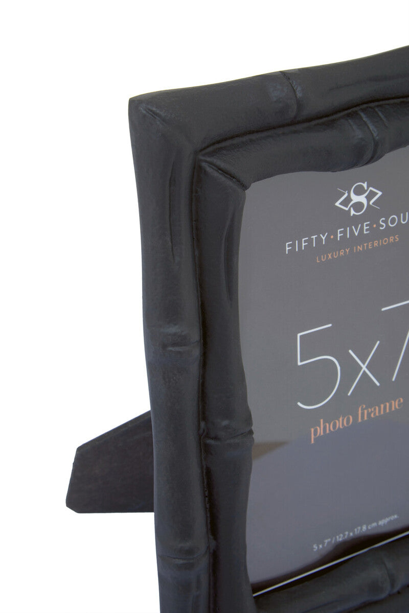 5 X 7 Black Finish Bamboo Effect Photo Frame | Hiba