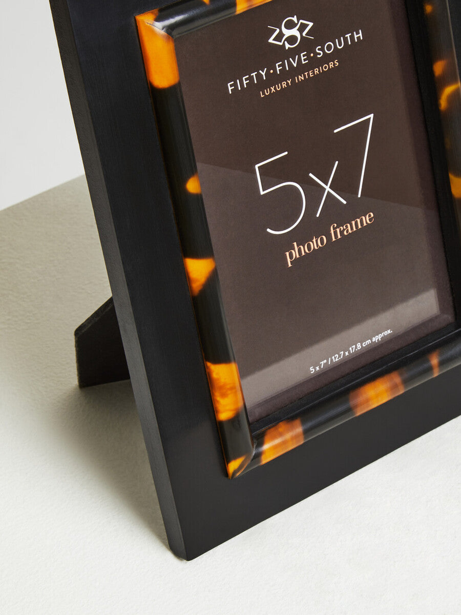 5 X 7 in Tortoise Shell Photo Frame | Roma