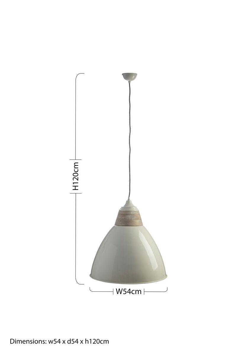 White Extra Large Pendant Light | Oslo