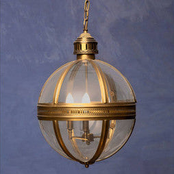Brass Finish Orb Pendant Light | Hampstead